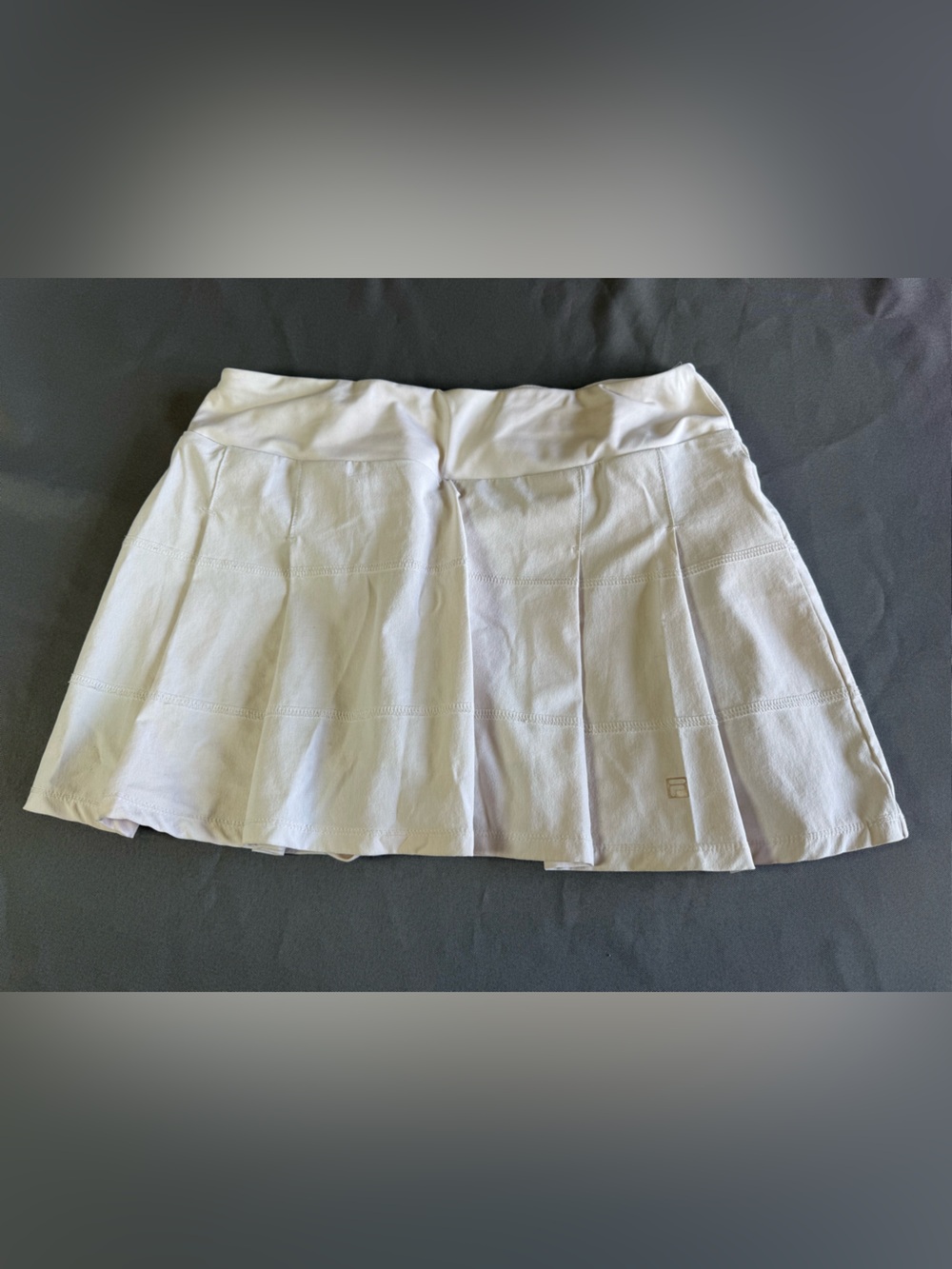 Fila White Athletic Skort Tennis Golf Pickleball Built-In Shorts Small